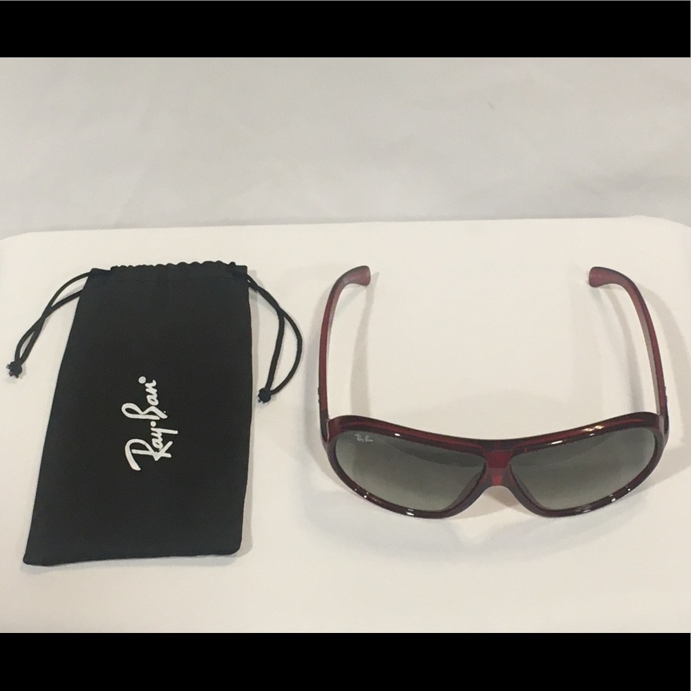 Brand New Ray-Ban Unisex Red Sunglasses